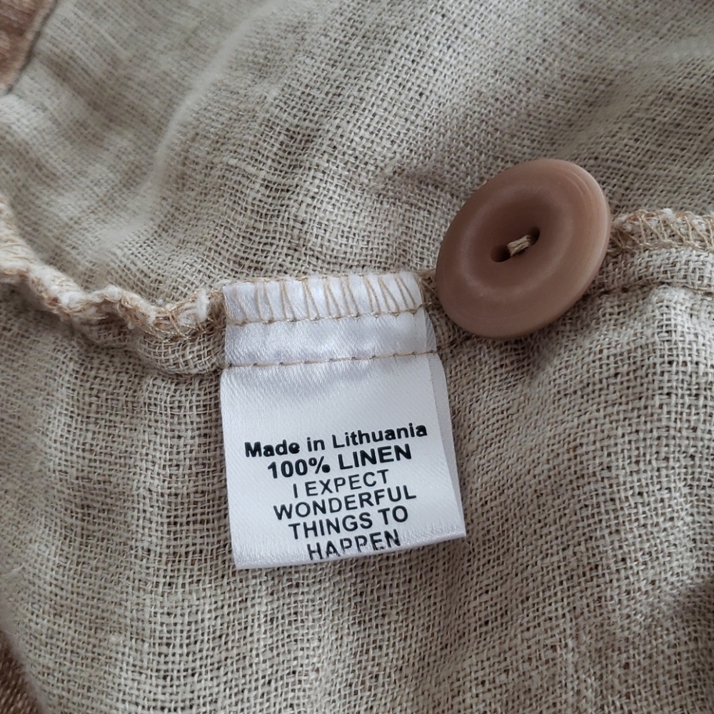 FLAX BUTTON DOWN JACKET - Picture 7 of 10